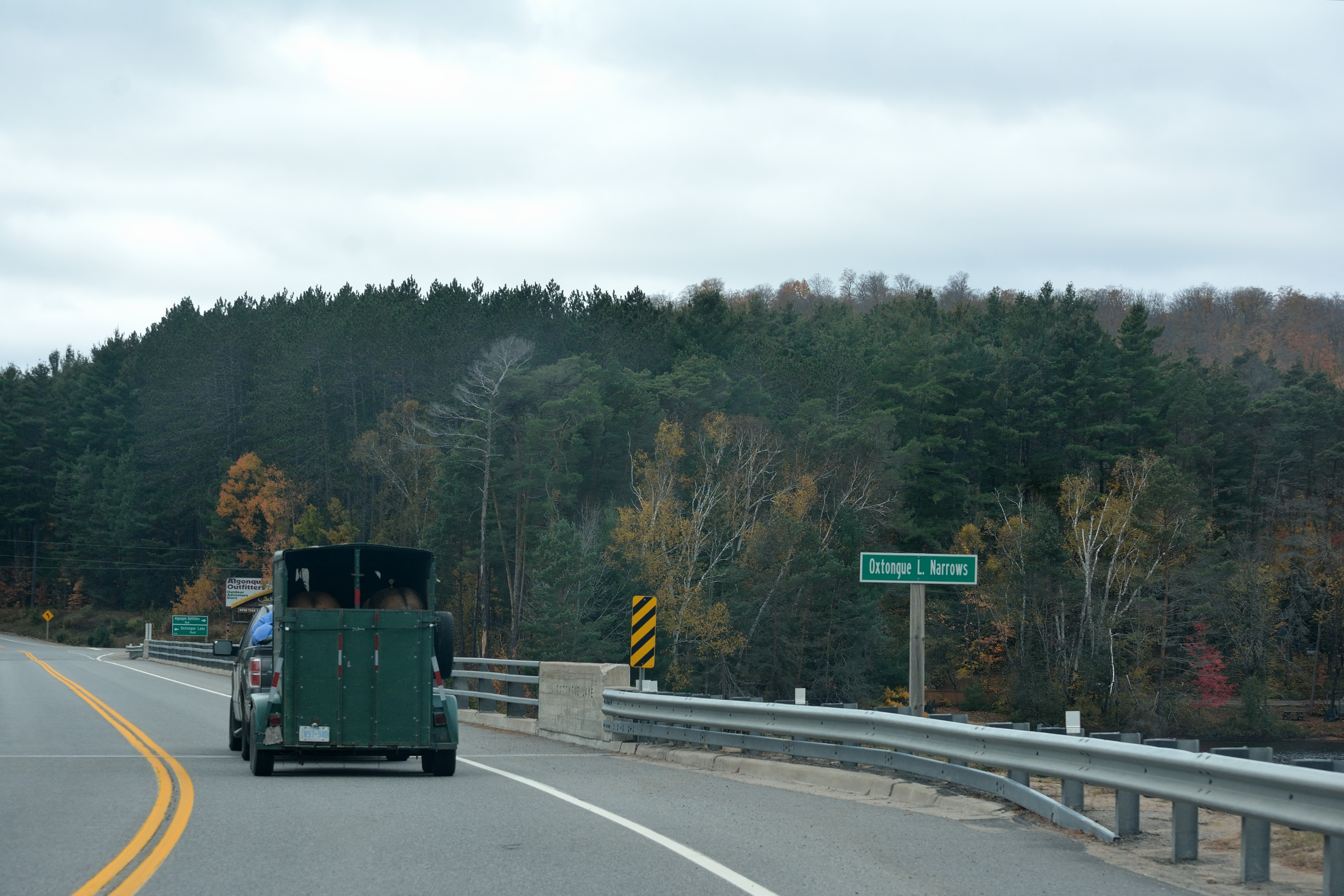 Horse Trailer on Hwy. 60