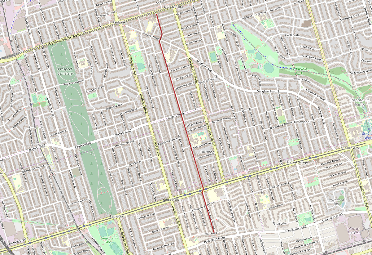 1907 Map, Toronto Public Library